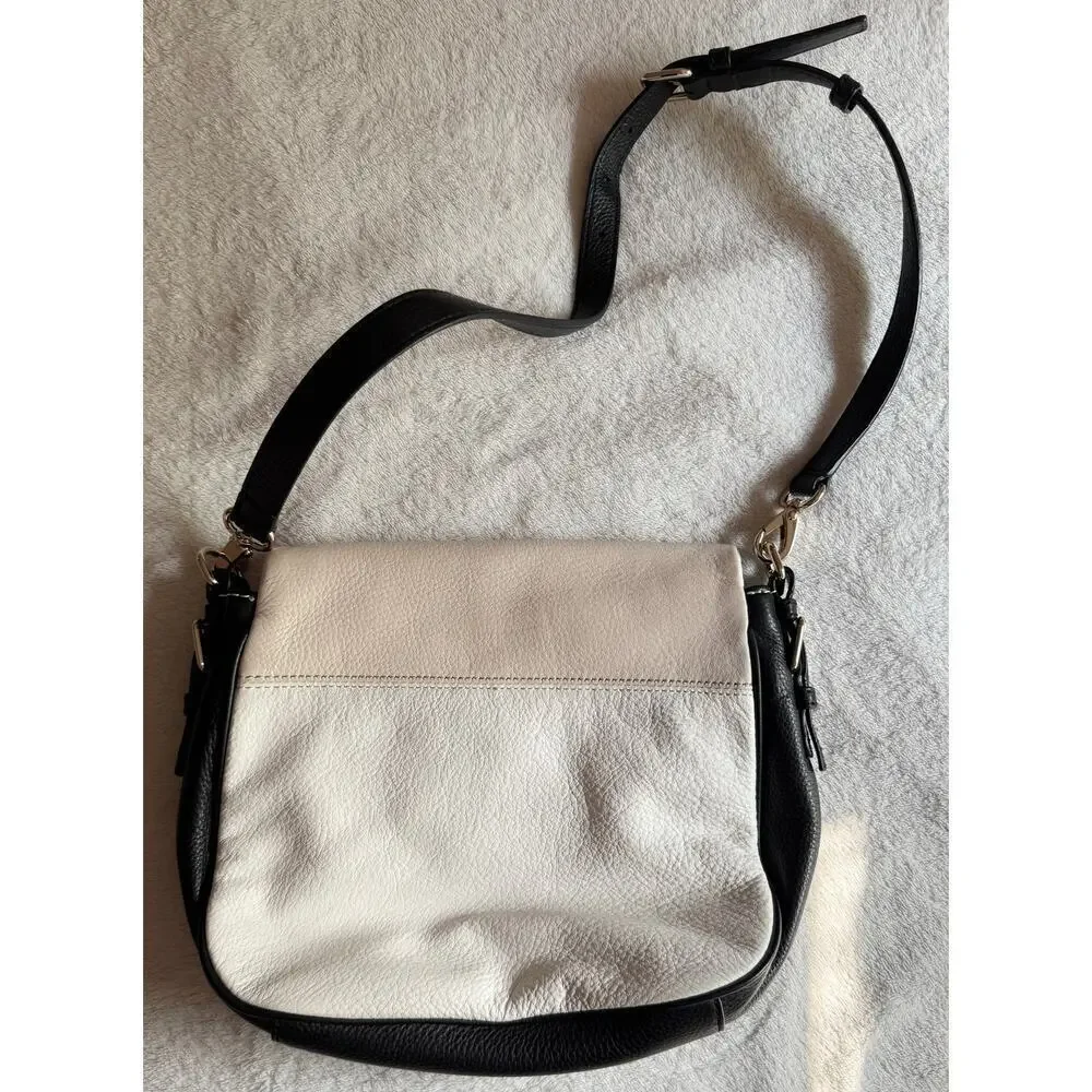 KATE SPADE Colorblock Leather Crossbody Zippered Purse Bag Satchel